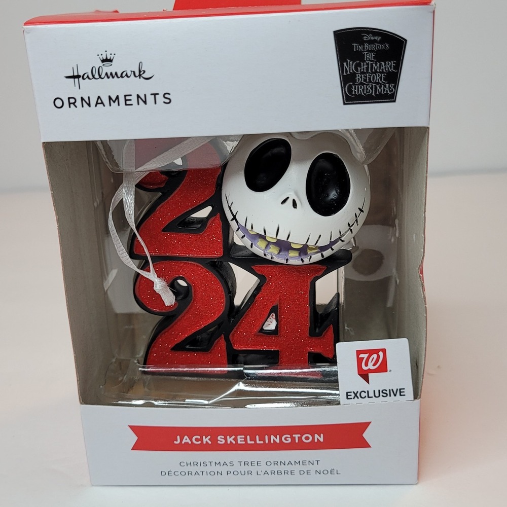 2024 Nightmare Before Christmas‎ Disney Hallmark Ornament Jack Skellington